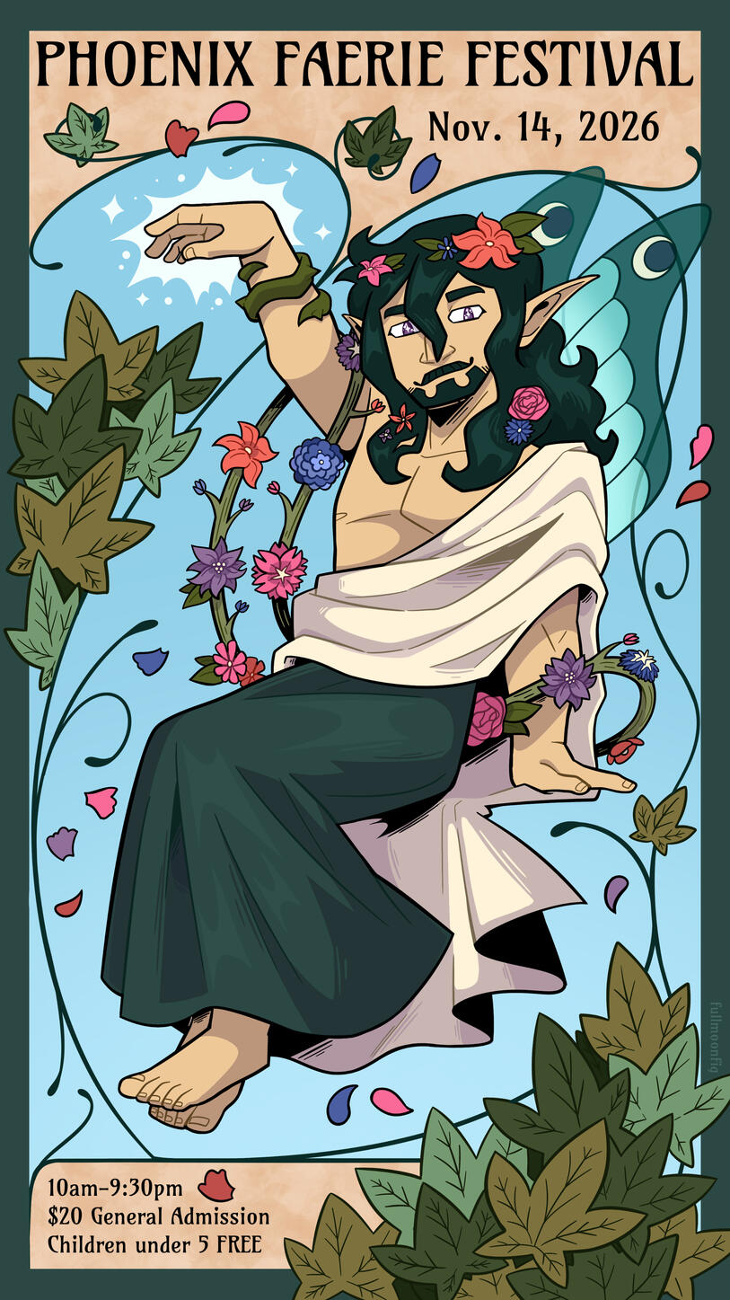 Phoenix Faerie Festival Poster